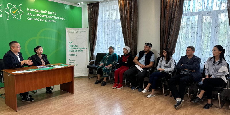 Халықтық штаб өкілдері жезқазғандықтармен кездесті