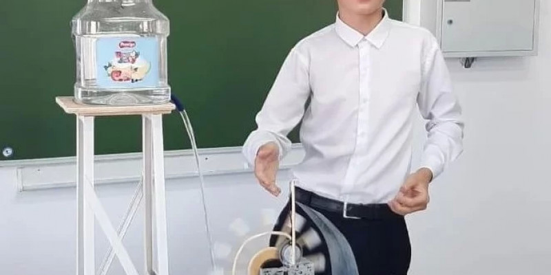 Ақтөбелік оқушы термоэлектрлік генератор жасап шығарды