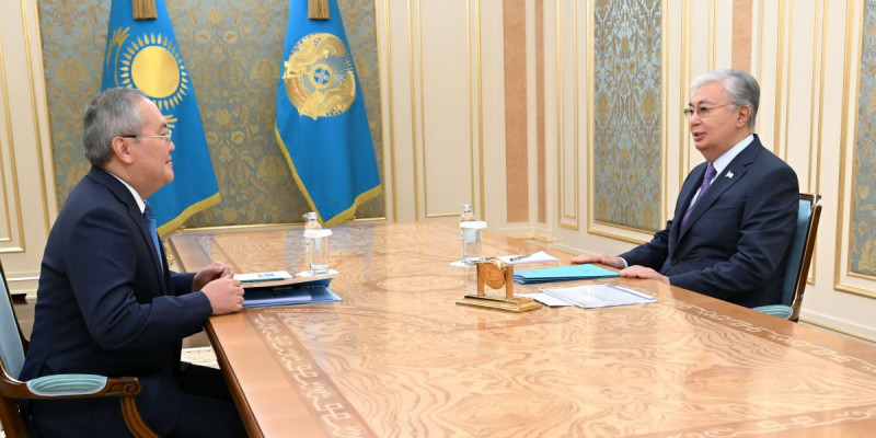 Тоқаев Қаржылық мониторинг агенттігінің төрағасын қабылдады
