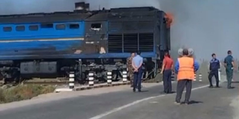 Маңғыстау-Нүкіс бағытында жүретін жолаушылар пойызы өртенді