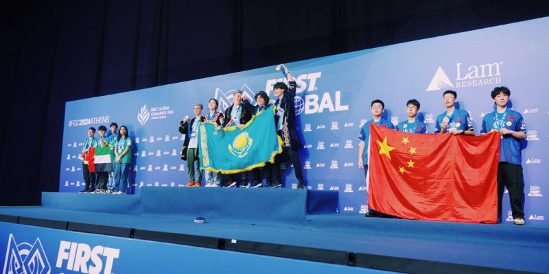 Қазақстандық оқушылары Грекияда үш дүркін әлем чемпионы атанды