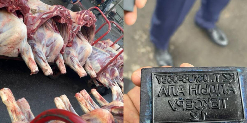 Астанада жалған құжатпен ет сатқандар ұсталды