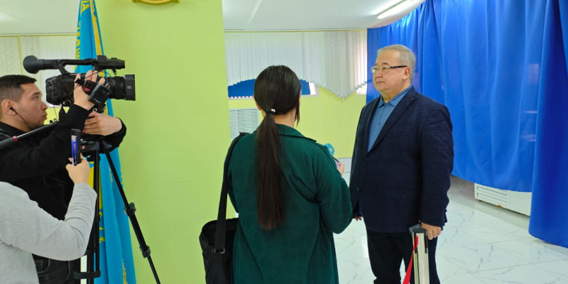 «Бүгін біз Қазақстанның болашағы үшін дауыс бердік» – Эрлан Батырбеков