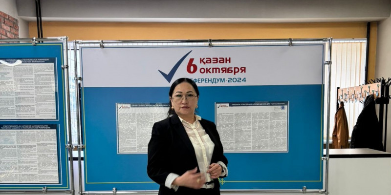 "Сайлаушылар референдумның маңызын жете түсінеді" – бақылаушы