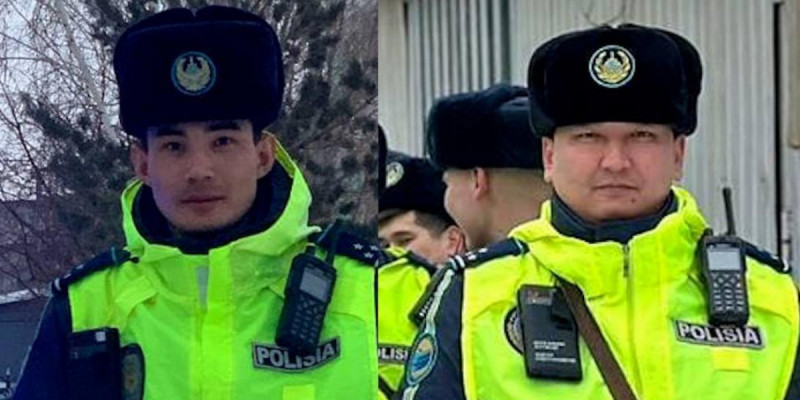 Көкшетауда полицейлер жанып жатқан пәтерден тұрғындарды эвакуациялады