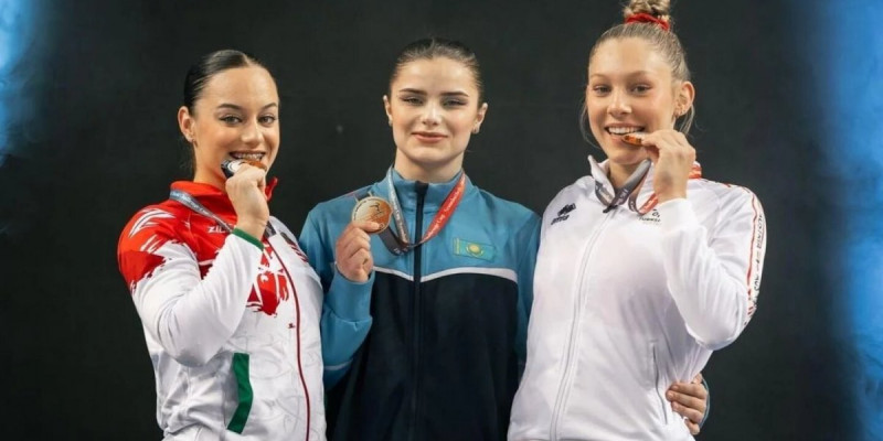 Қазақстандық гимнастшылар Мажарстанда өткен турнирде 2 алтын алды