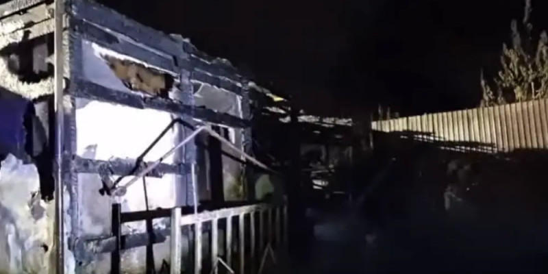 Талғарда белгісіз біреулер марқұм Шерзат Болаттың үйін өртеп жіберген