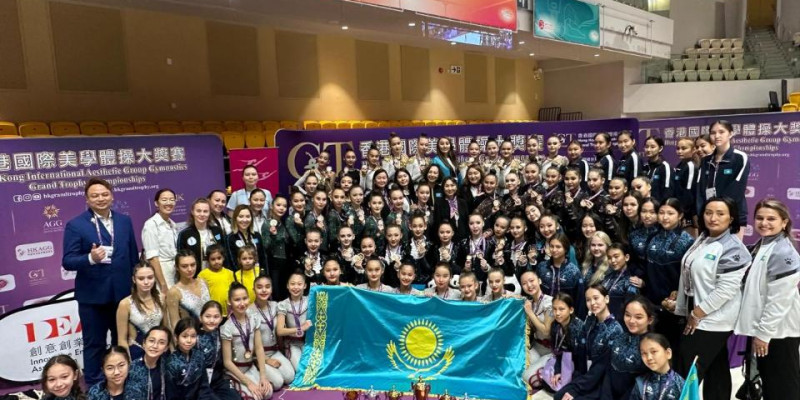 Астаналық гимнасшылар Азия чемпионатында күміс жүлдегер атанды