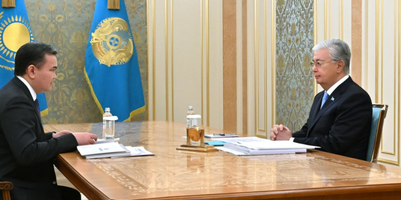 Президент Астана қаласының әкімі Жеңіс Қасымбекті қабылдады