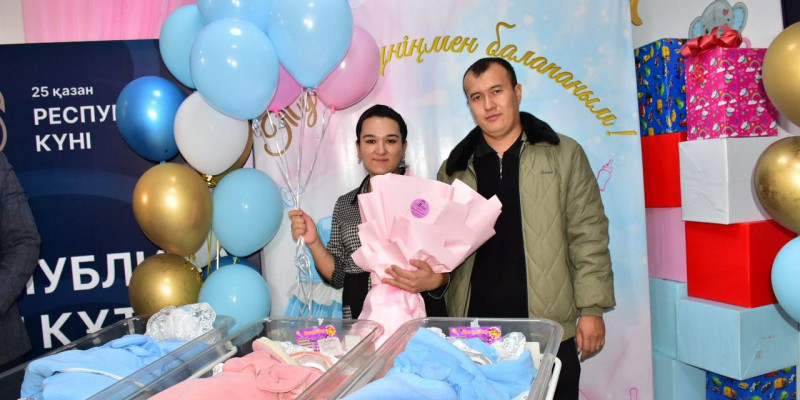 Түркістан облысында үшем дүниеге келді