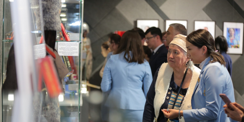 Президенттік орталықта Жамбыл облыстық тарихи-өлкетану музей көрмесі ашылды