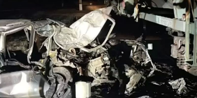 Ақмола облысында пойыз жеңіл көлікті жаншып, 3 адам қаза болды