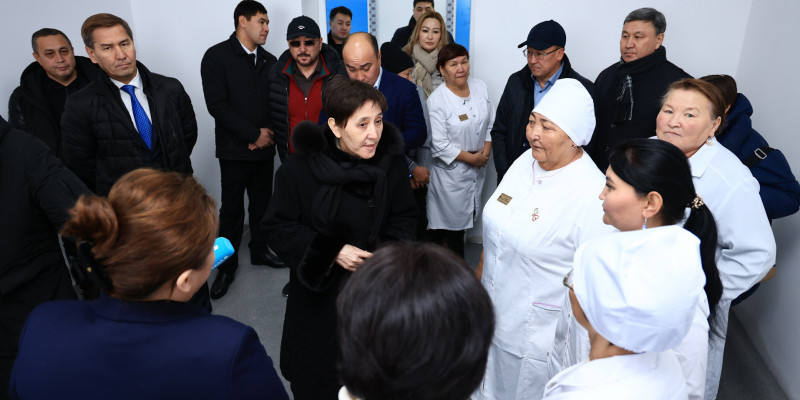 Тамара Дүйсенова Қарағанды облысындағы бірқатар әлеуметтік нысандарды аралады