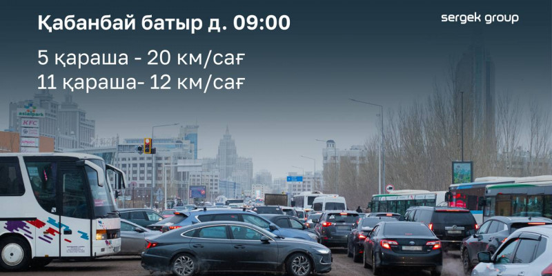 Астанадағы қарлы кептеліс жол қозғалысына қалай әсер етті?