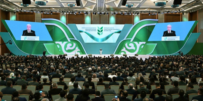 Мемлекет басшысы Ауыл шаруашылығы еңбеккерлерінің бірінші форумында сөз сөйледі