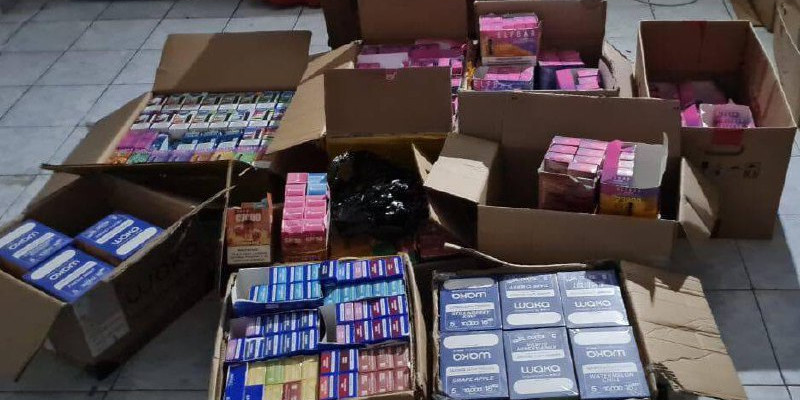 Риддерде 10 млн теңгенің вейпі бар қойма анықталды