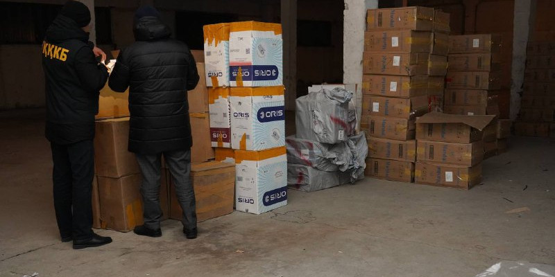 Қостанайдағы қоймалардың бірінен 126 мың қорап темекі табылды
