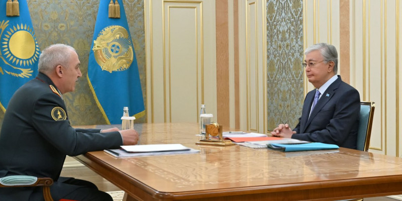 Мемлекет басшысы Қорғаныс министрін қабылдады