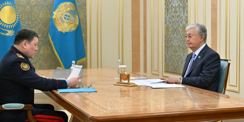 Ішкі істер министрі Президентке есеп берді