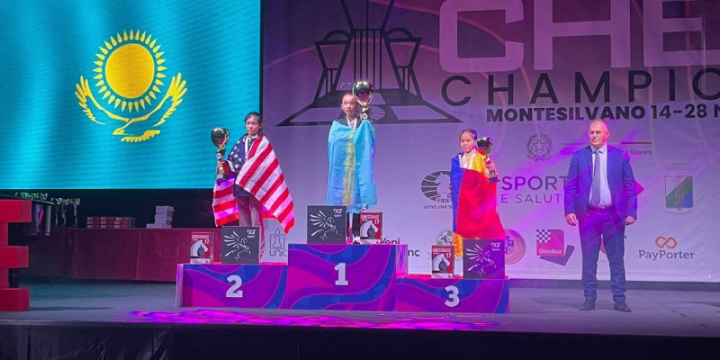 Шахматшы Аланна Берікқызы мен Марк Смирнов әлем чемпионатында топ жарды