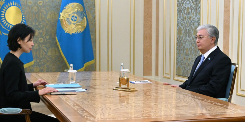 Президент Зүлфия Сүлейменованы қабылдады