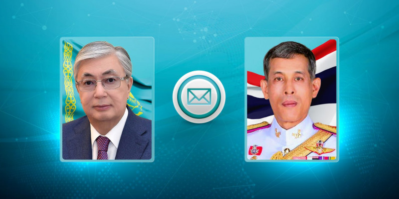Қасым-Жомарт Тоқаев Таиланд Королін Ұлттық мерекемен құттықтады