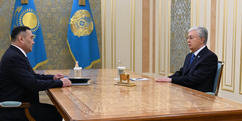 Президент Ұлттық қауіпсіздік комитетінің төрағасы Ермек Сағымбаевты қабылдады