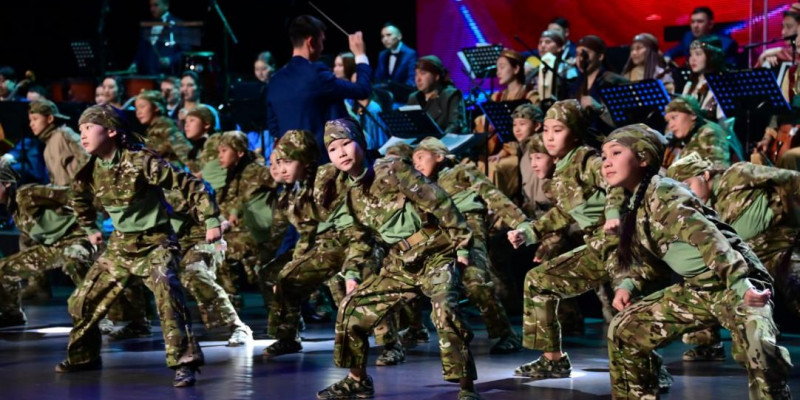 Елордада «Жас сарбаз» шығармашылық студиясының есептік концерті өтті