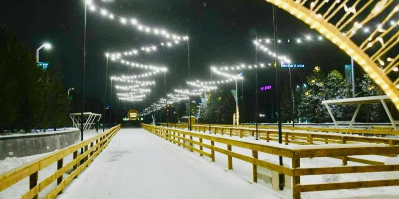 Астанада қысқы серуенге арналған орындардың тізімі жарияланды