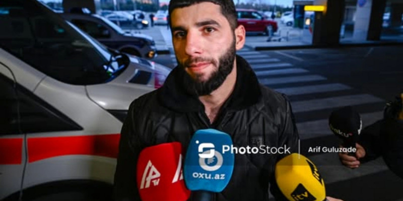«Ұшаққа алғаш рет отырған еді»: Әзербайжандық азамат апатқа ұшыраған досы жайлы айтты