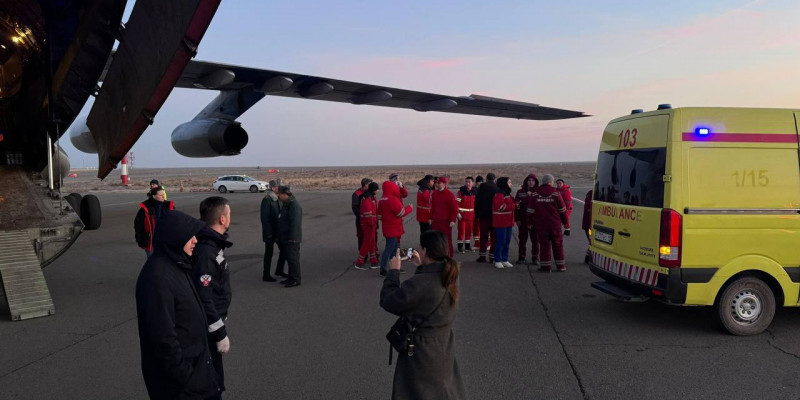 Ұшақ апатынан зардап шеккен 9 ресейлік Мәскеуге кетті