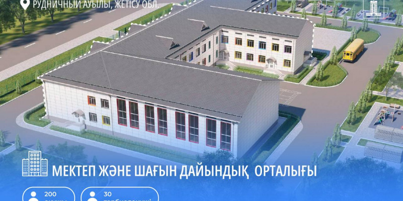 Жетісу облысындағы апатты жағдайда тұрған мектептің орнына жаңа ғимарат салуға 2,6 млрд теңге бөлінді