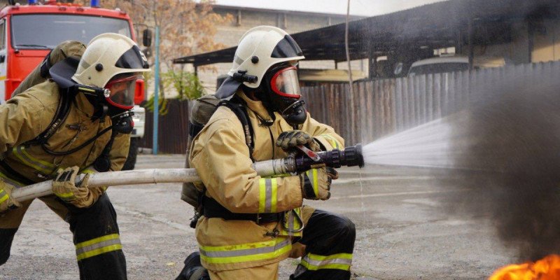 Ақмола облысында өрт болған моншадан 25 адам шығарылды
