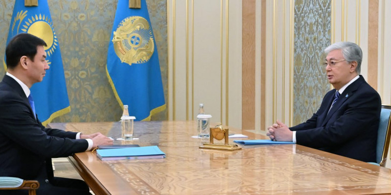 Президент жаңа қызметке тағайындалған Дархан Сатыбалдыны қабылдады