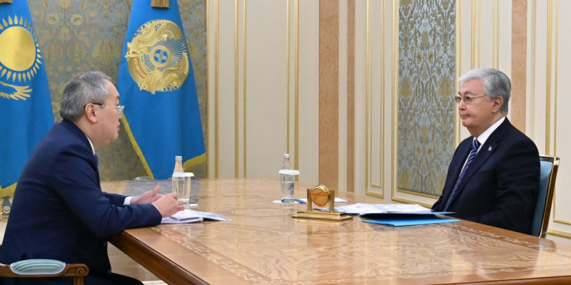 Президент Қаржылық мониторинг агенттігінің төрағасын қабылдады