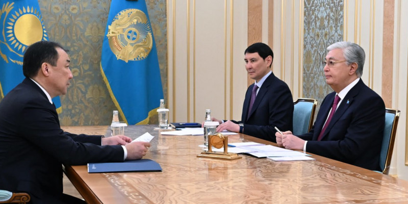 Тоқаев «Қазақстан темір жолы» компаниясының төрағасын қабылдады