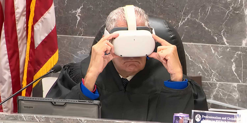 Судья қылмыс орнына "барып қайтты": АҚШ-та сот процесінде VR-көзілдіріктер қолданыла бастады