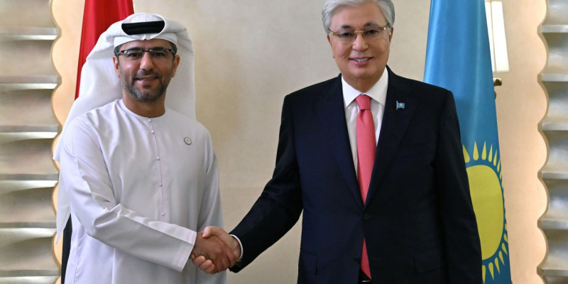 Президент Abu Dhabi Ports Group бас директоры Мұхаммед Әл-Шамисимен кездесті
