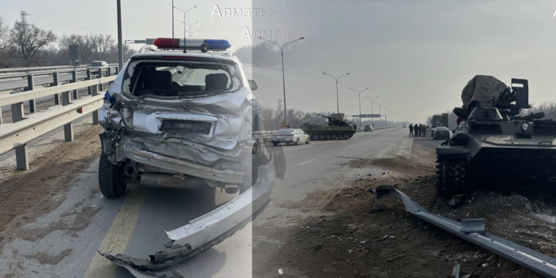 Алматы – Өскемен автожолында әскери техника жол апатына себепші болды