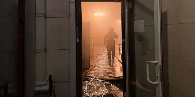 Астанада фитнес орталықтан өрт шықты