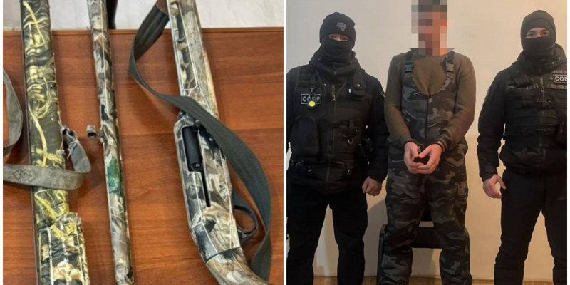Қостанай облысында ер адам қару сақталған сейфті ұрлаған