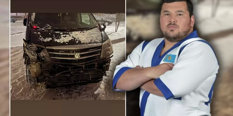 «Қазақстан барысы» атанған Ерасыл Қажыбаев жол апатына түсті