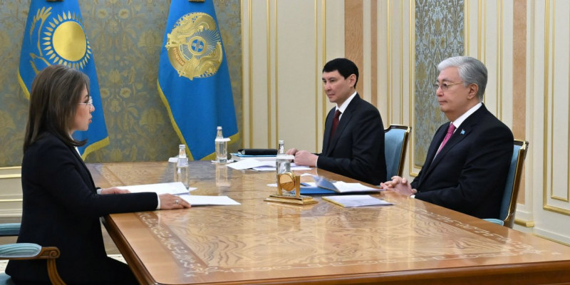 Мемлекет басшысы Мәдина Әбілқасымованы қабылдады