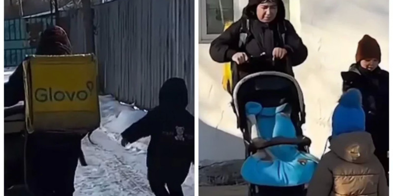 «Күйеуім – лудоман, балам – науқас»: екі баласымен курьер болып танылған келіншек жан сырын ақтарды