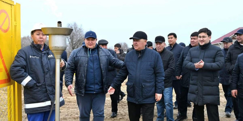 Жетісайда екі ауылға газ тартылды