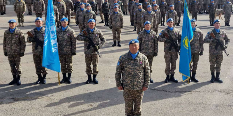 Голан жоталарындағы қазақстандық бітімгерлер медальдармен марапатталды