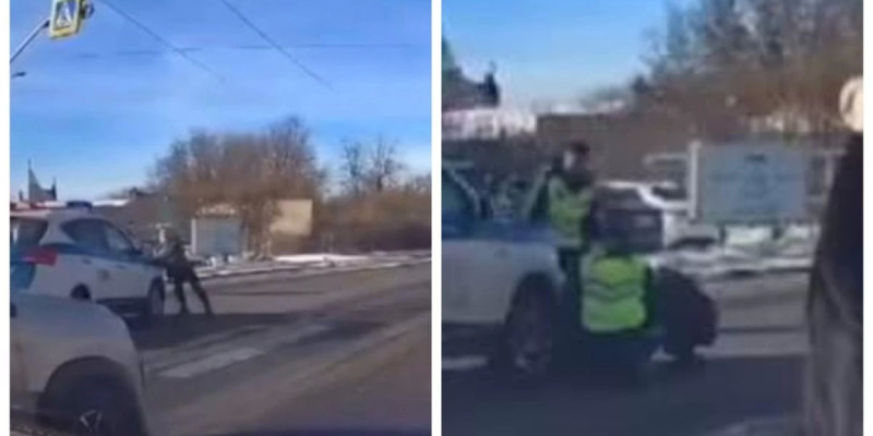 Қарағандыда полиция қызметкері жаяу жүргіншіні қағып кетті