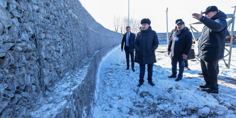 Олжас Бектенов Солтүстік Қазақстан облысының су тасқынына дайындығын тексерді