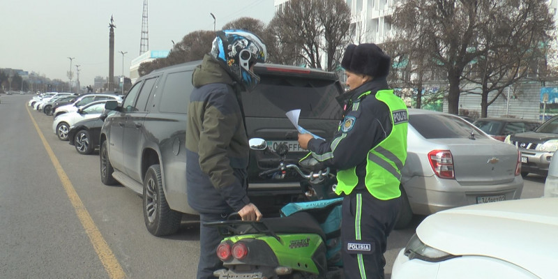 Заң мен тәртіп: Қазақстанда 3 700-ге жуық мопед тіркелді