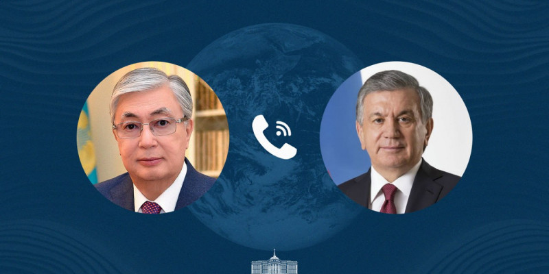 Тоқаев пен Шавкат Мирзиёев телефон арқылы сөйлесті